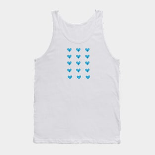 Sad Pink Broken Heart Set Pack Tank Top